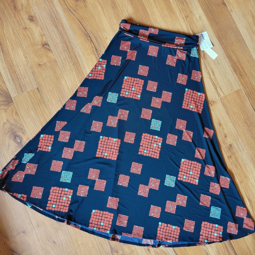 LuLaRoe Maxi Skirt Women's Size Large NWT